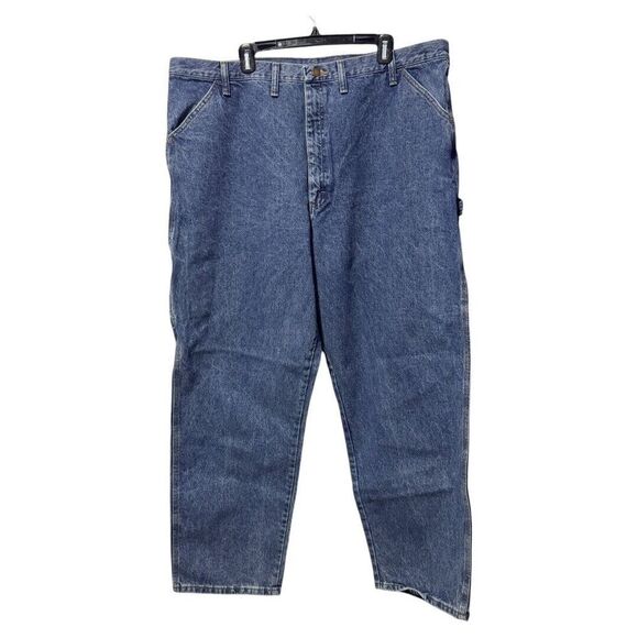 Rustler men's blue jeans‎ size 44x32 - Picture 1 of 4
